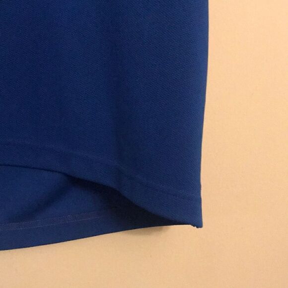 Adidas Blue Athletic Polo - Size Large - Picture 3 of 10